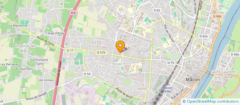 localisation de l'entreprise CANARIMMO à CHARNAY-LES-MACON