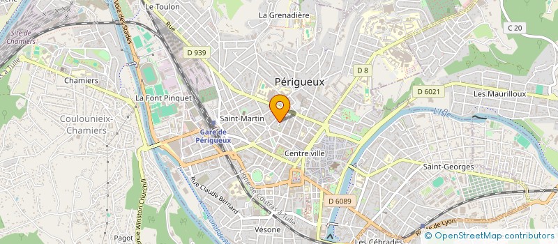 localisation de l'entreprise CANARIS à PERIGUEUX