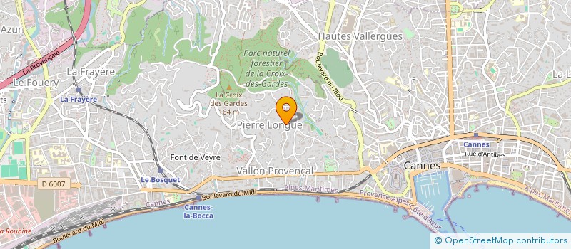 localisation de l'entreprise CANARITA à CANNES