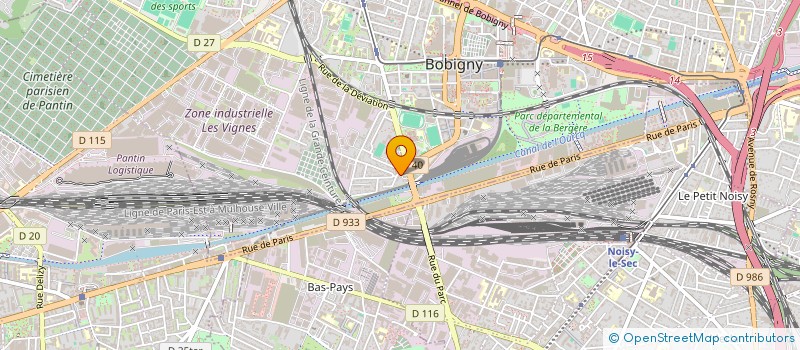 localisation de l'entreprise CANARY  BOBIGNY