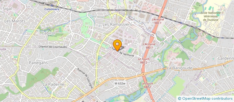 localisation de l'entreprise CANARY FORMATION à COLOMIERS