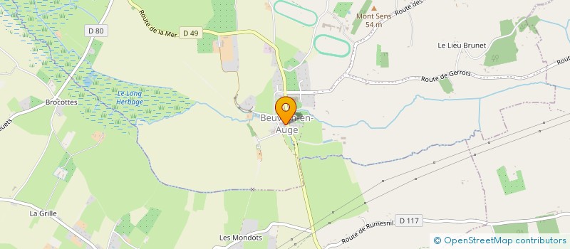 localisation de l'entreprise CANARY GRACE  BEUVRON-EN-AUGE