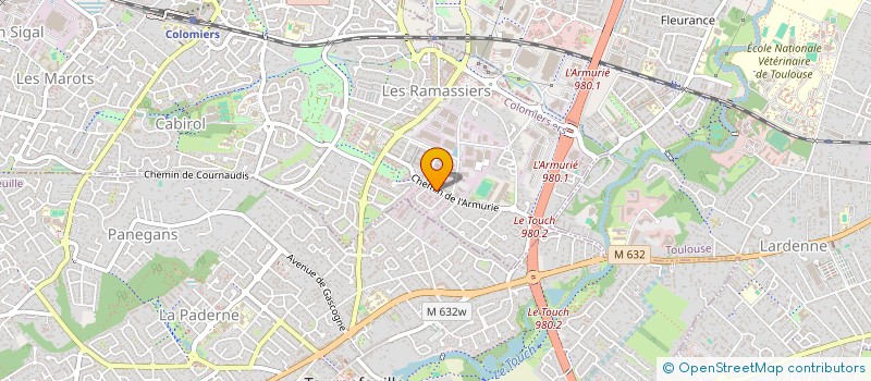 localisation de l'entreprise CANARY TECH à COLOMIERS
