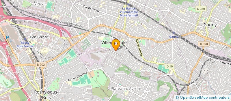 localisation de l'entreprise CANAS EXODUS à VILLEMOMBLE