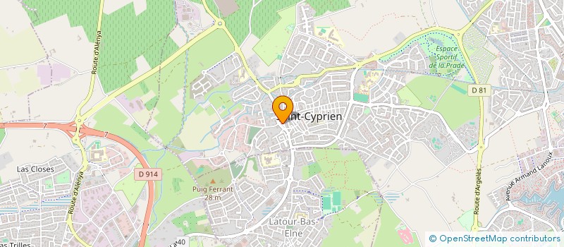 localisation de l'entreprise CANASOLUTIONS  SAINT-CYPRIEN