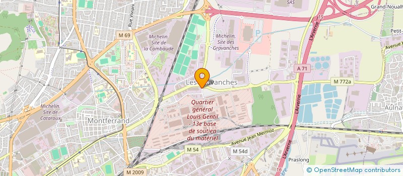 localisation de l'entreprise CANASTEL DEVELOPPEMENT  CLERMONT-FERRAND