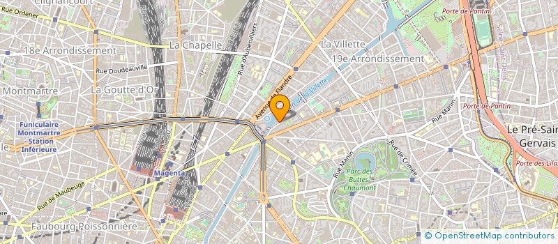 localisation de l'entreprise CANAUXRAMA à PARIS