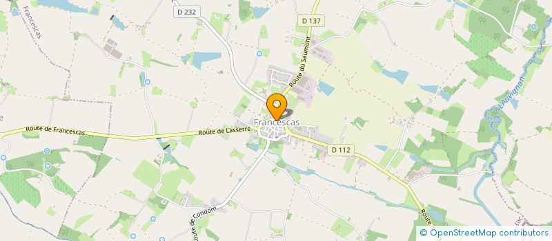 localisation de l'entreprise CANAZILLES  FRANCESCAS