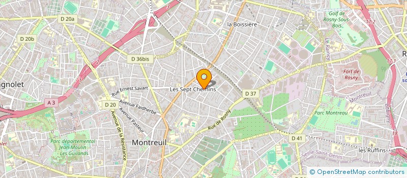 localisation de l'entreprise CANBOIS à MONTREUIL
