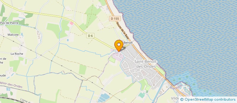 localisation de l'entreprise CANCALE COQUILLAGES à SAINT-MELOIR-DES-ONDES