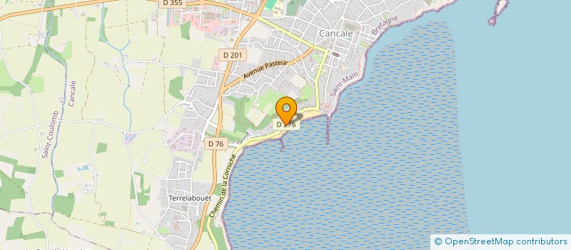 localisation de l'entreprise CANCALE RESTAURATION à CANCALE