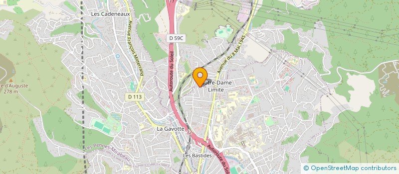 localisation de l'entreprise CANCAN - MARSEILLE  SEPTEMES-LES-VALLONS