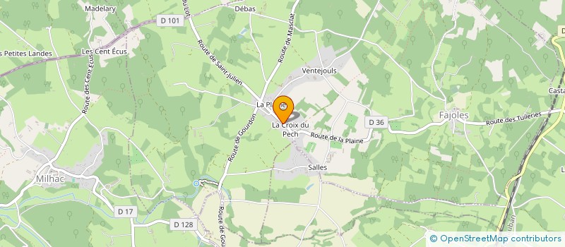 localisation de l'entreprise CANCE PERE ET FILS  ANGLARS-NOZAC