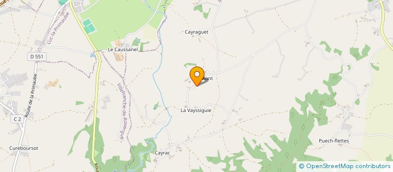 localisation de l'entreprise CANCE SOLEIL  FLAVIN