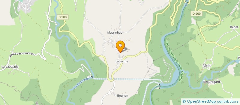 localisation de l'entreprise CANCELADE ENERGIE  MUR-DE-BARREZ