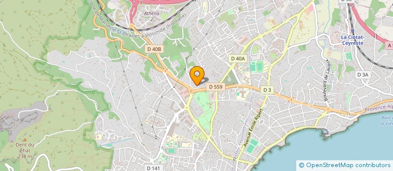 localisation de l'entreprise CANCELOU  LA CIOTAT