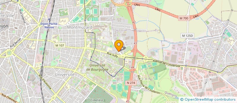 localisation de l'entreprise CANCER BUSTER INVESTCO  DIJON