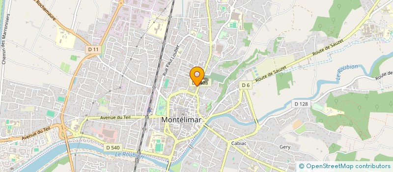 localisation de l'entreprise CANCER ET ACTIVITE PYSIQUE 26-07 à MONTELIMAR