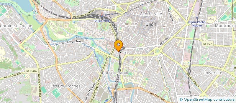 localisation de l'entreprise CANCER ET VIE à DIJON