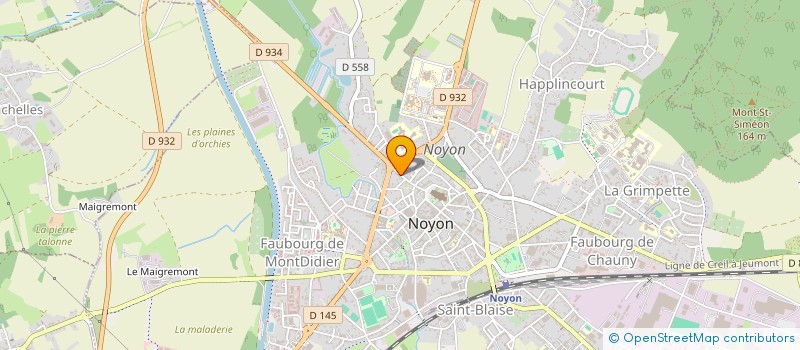 localisation de l'entreprise CANCES M F  NOYON