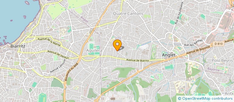 localisation de l'entreprise CANCHA à ANGLET