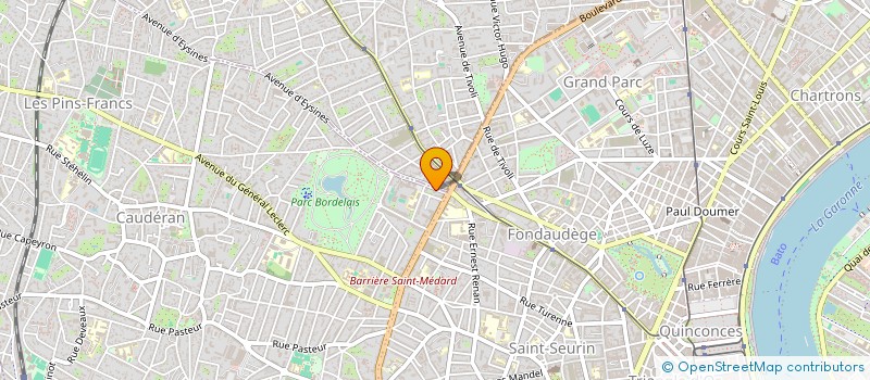 localisation de l'entreprise CANCHAGARA  BORDEAUX