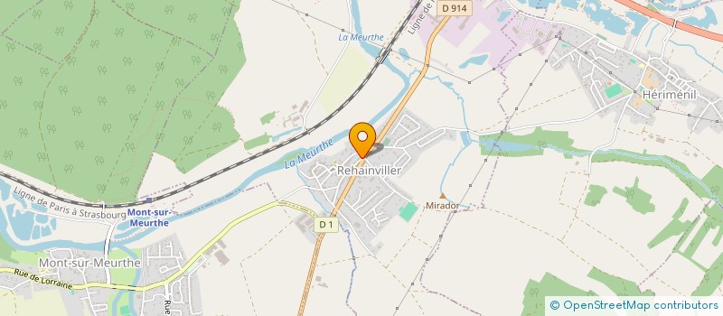 localisation de l'entreprise CANCHASSE  LUNEVILLE