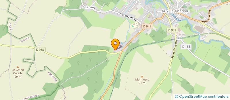 localisation de l'entreprise CANCHE AUTHIE SECOURISME à AUXI-LE-CHATEAU