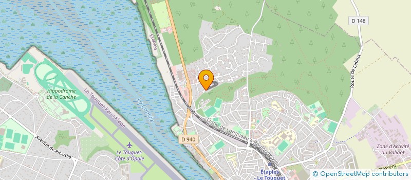 localisation de l'entreprise CANCHE EXPERTISES  ETAPLES