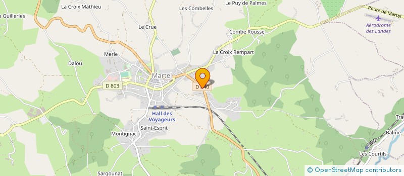 localisation de l'entreprise CANCIAN à MARTEL