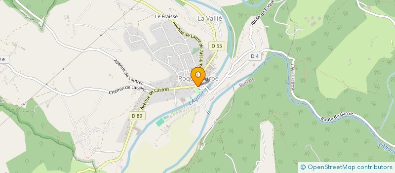 localisation de l'entreprise CANCIAN  ROQUECOURBE