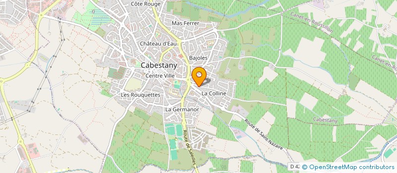 localisation de l'entreprise CANCO CATALANA à CABESTANY