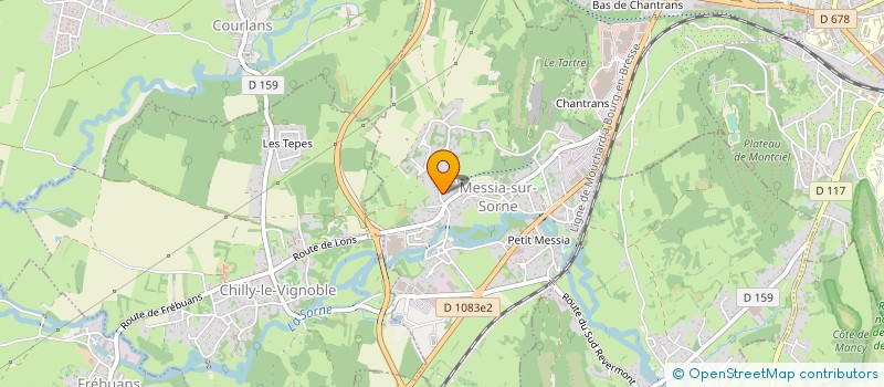 localisation de l'entreprise CANCOILLOTTEFOLK  MESSIA-SUR-SORNE