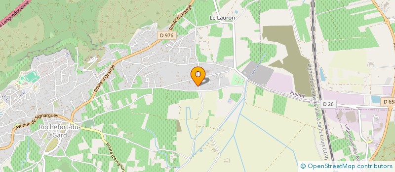 localisation de l'entreprise CAND'ELI  ROCHEFORT-DU-GARD