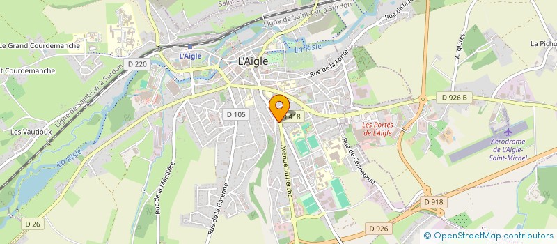 localisation de l'entreprise CANDAN à L'AIGLE