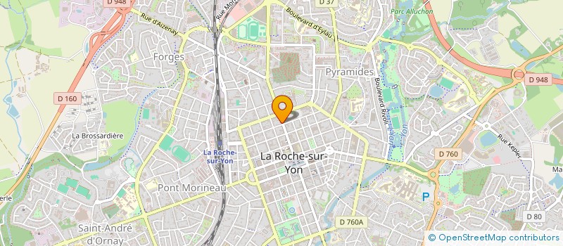 localisation de l'entreprise CANDAN MACONNERIE  LA ROCHE-SUR-YON
