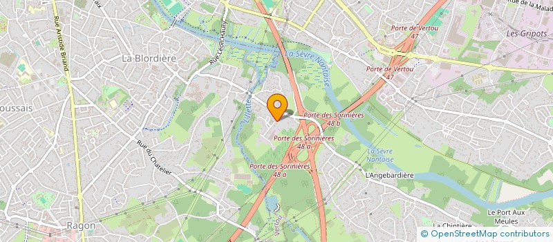 localisation de l'entreprise CANDARIS HOLDING  VERTOU