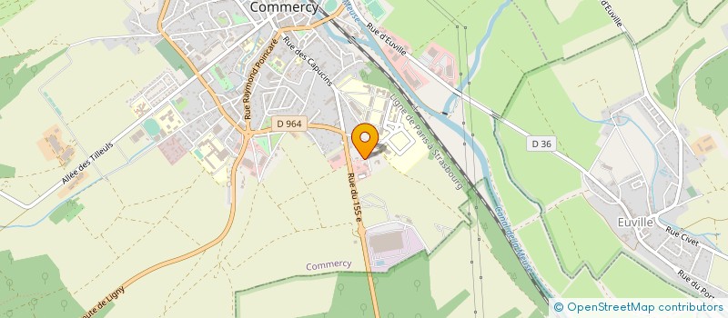 localisation de l'entreprise CANDAX à COMMERCY