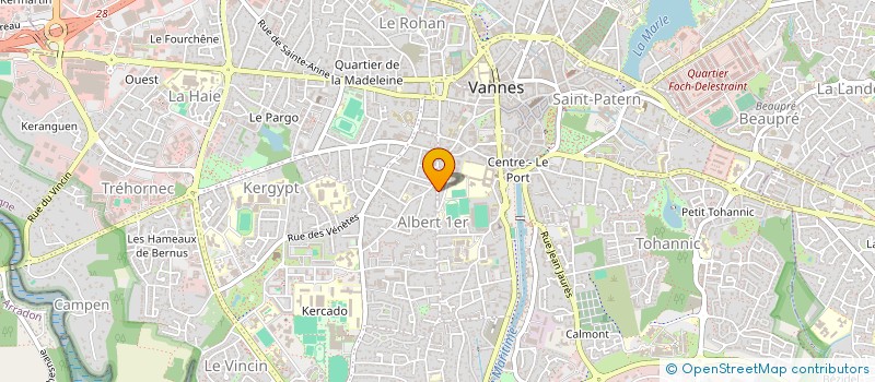 localisation de l'entreprise CANDELA à VANNES