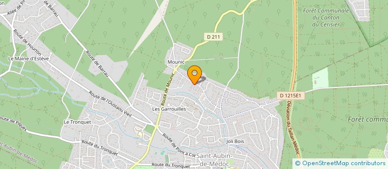 localisation de l'entreprise CANDELIA  SAINT-AUBIN-DE-MEDOC