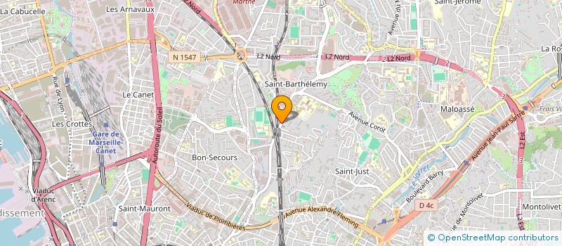 localisation de l'entreprise CANDELLE à MARSEILLE