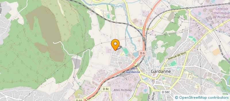 localisation de l'entreprise CANDEO à GARDANNE