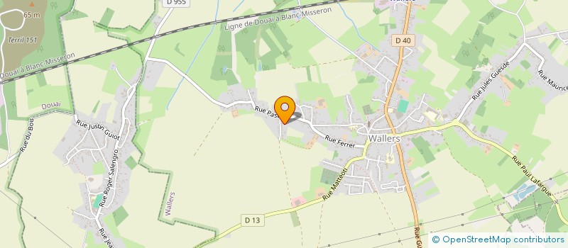 localisation de l'entreprise CANDEWEN à WALLERS