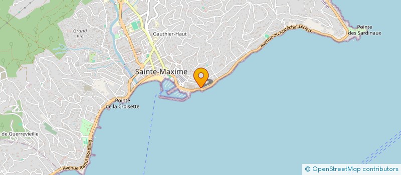 localisation de l'entreprise CANDICE à SAINTE MAXIME