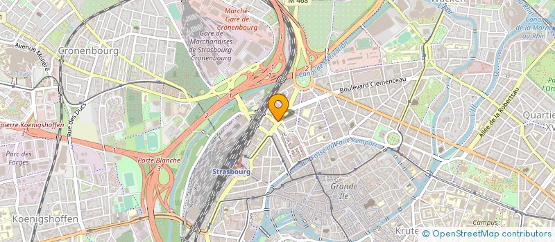 localisation de l'entreprise CANDICE à STRASBOURG