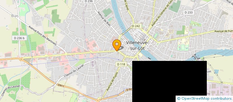 localisation de l'entreprise CANDICE ET CLEMENCE à VILLENEUVE-SUR-LOT