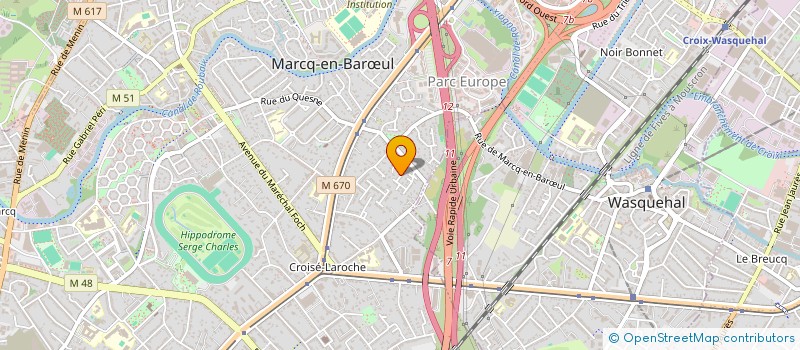 localisation de l'entreprise CANDICE TOULEMONDE COMMUNICATION  MARCQ-EN-BARUL