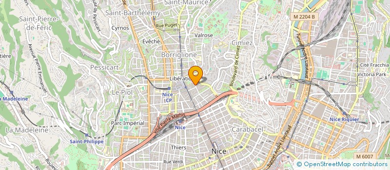 localisation de l'entreprise CANDICE TROUVE INTERIOR DESIGNER  NICE