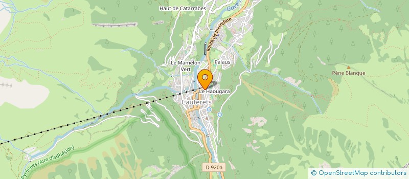 localisation de l'entreprise CANDICETIM  CAUTERETS