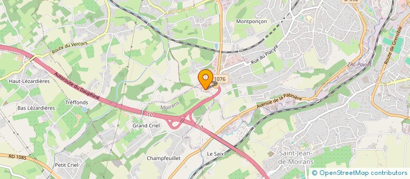 localisation de l'entreprise CANDID  VOIRON